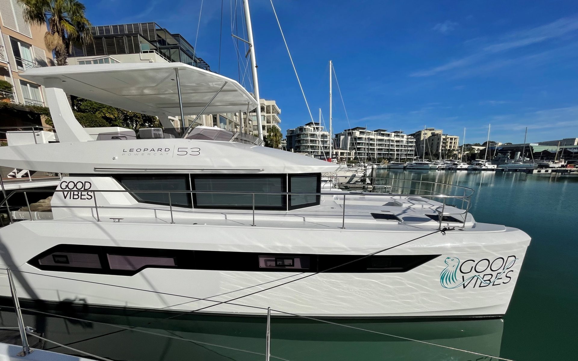 GOOD VIBES Yacht Charter Details, Leopard 53 Powercat